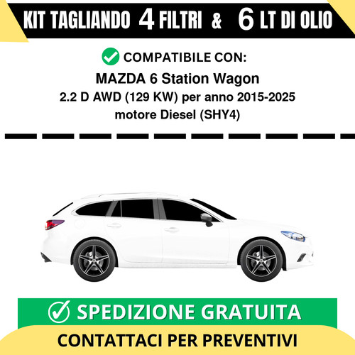 Tagliando per mazda - 6, station