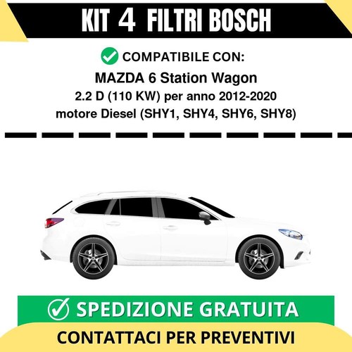 Kit filtri bosch mazda 6 - filtri,