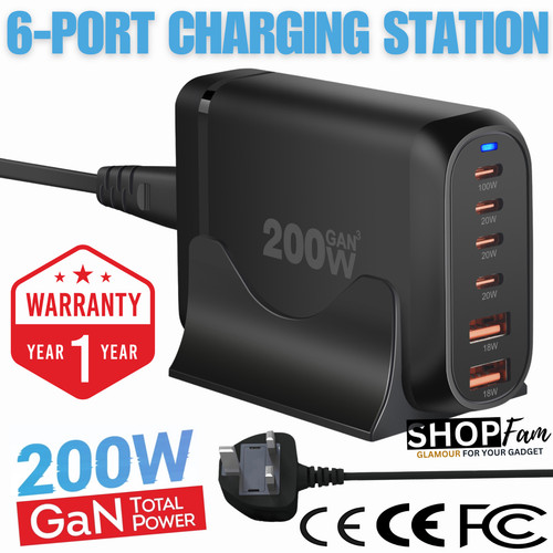 Caricatore gan porte 200w - caricatore,