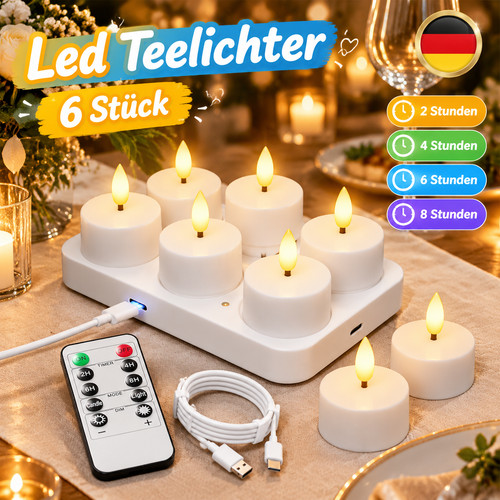 Set teiere led batteria - set, 6