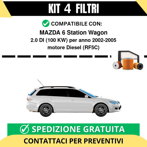 Kit filtri tagliando per - kit,