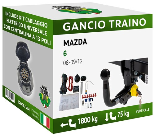 Gancio verticale estraibile - verticale,