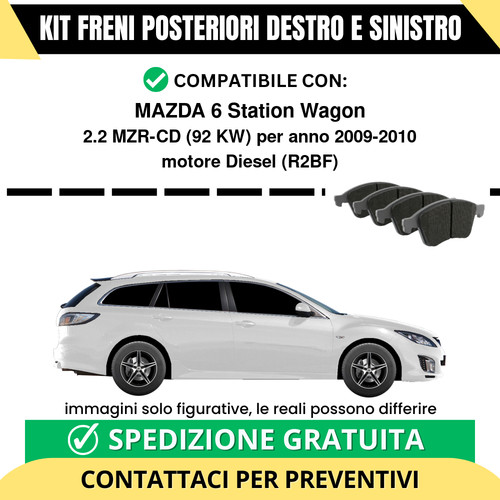 Pastiglie freno posteriori - pastiglie,